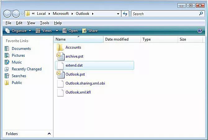 extend dat file